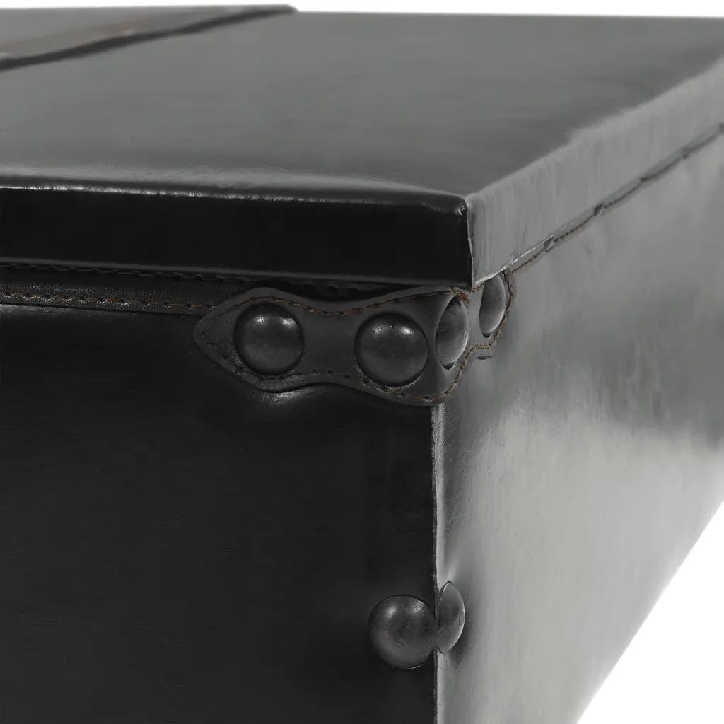 Tavolino Salotto con Ruote Nero 110x52x43 cm Legno Multistrato 345714