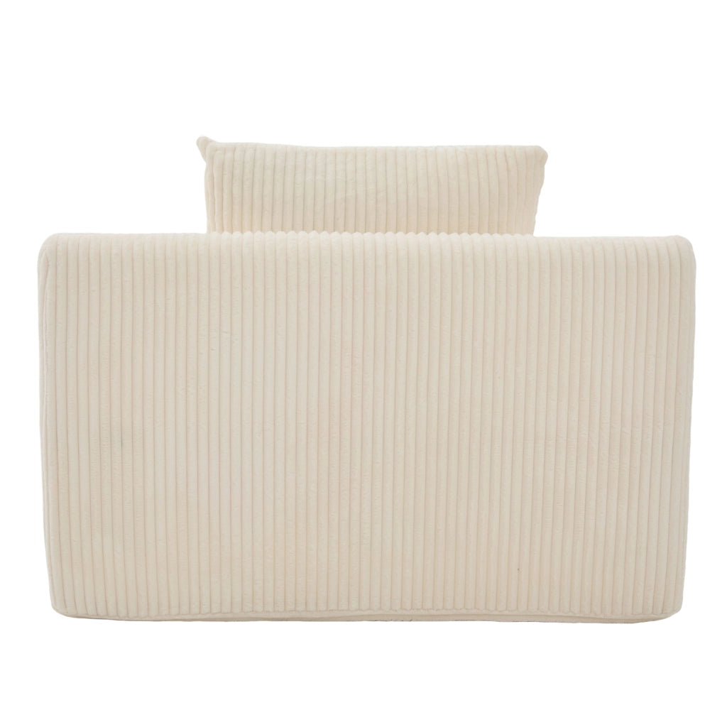 Poltrona oversize con staffe - Zephmum- Tasche laterali cuscini seduta profonda