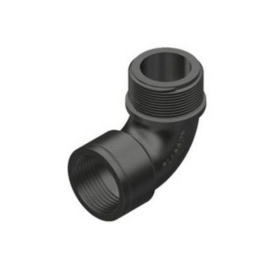 GOMITO FILETTATO A 90  ° MASCHIO-FEMMINA- 1- PLASS- pezzi 1
