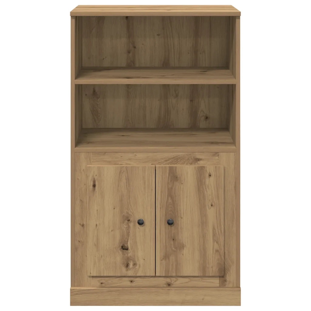 vidaXL Credenza Rovere Artigianale 60x35,5x103,5 cm Legno Multistrato