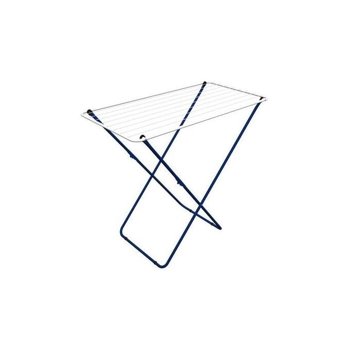 Gimi PLAST Stendibiancheria a Cavalletto da Pavimento Acciaio Plastificato 11 m Portata 10 Kg colore Blu Bianco