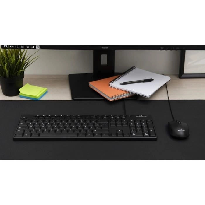 Tastiera - BLUESTORK - MEDIA OFFICE - Cablata - Azerty - Compatibile Windows - Nera