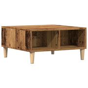 Tavolino da salotto | Tavolino da caff¨¨ | Tavolino da Soggiorno Legno Antico 60x60x30 cm Legno Multistrato