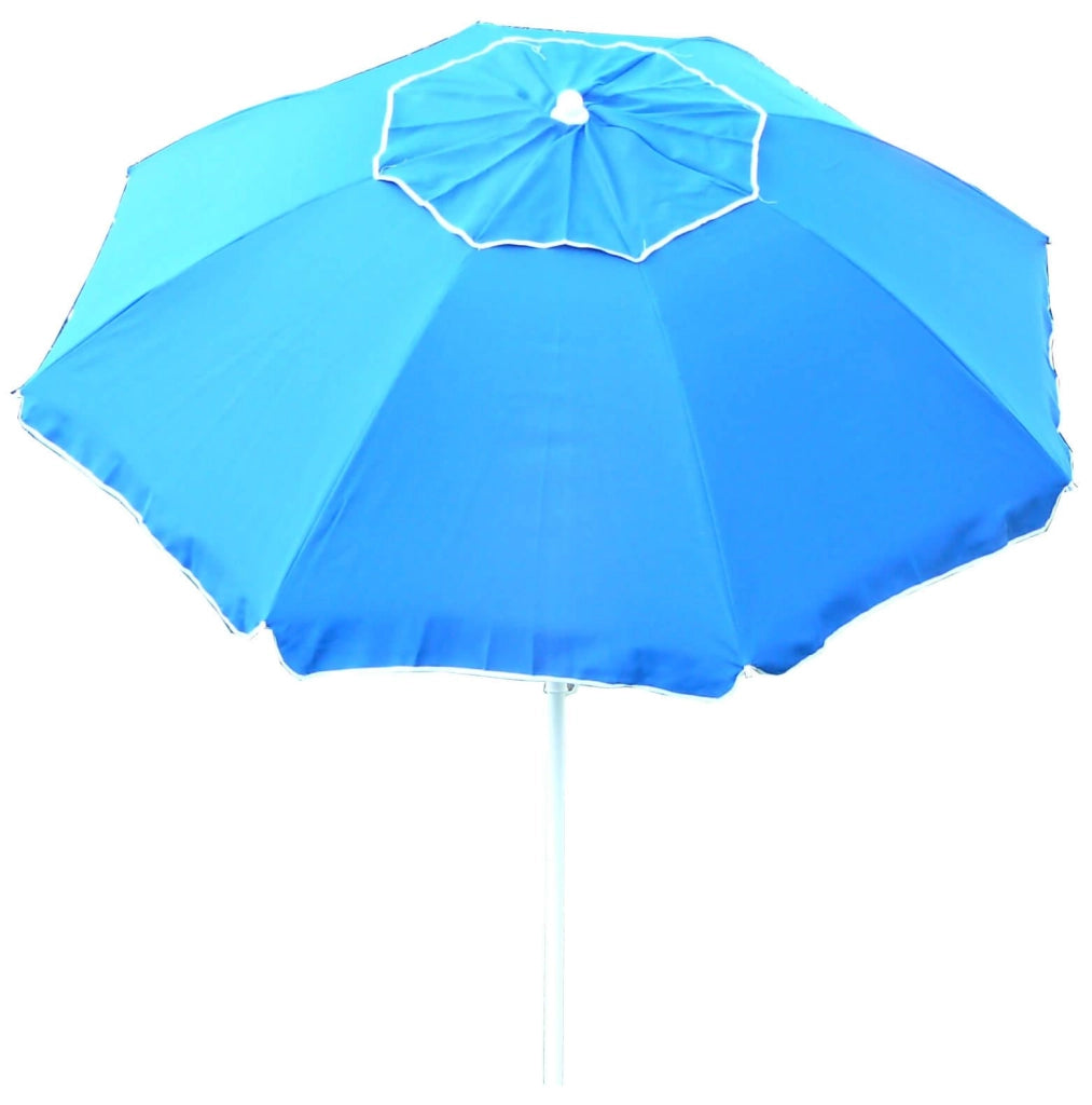 Ombrellone da Giardino Ø165 cm Palo Ø32 mm in Acciaio Maffei Asia Blu