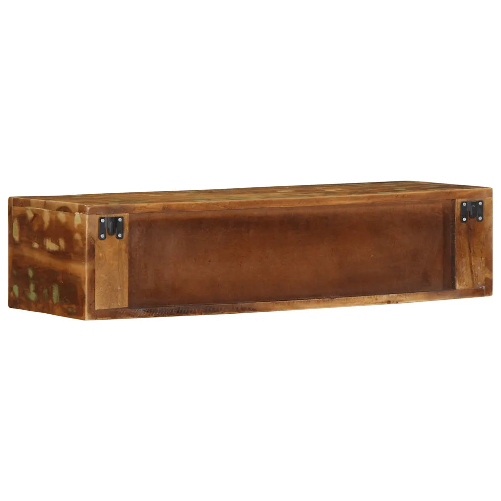vidaXL Mobile TV a Parete 80x30x19 cm in Legno Massello di Recupero