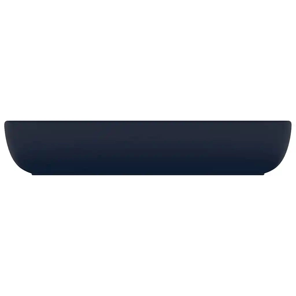Lavabo Lusso Rettangolare Blu Scuro Opaco 71x38 cm in Ceramicacod mxl 105441