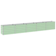Letto rialzato da giardino Verde Pastello 400 x 40 x 55 cm 8006283