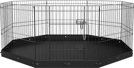 Casa per Cuccioli - 8 pezzi - Casetta per Cuccioli - Box per Animali Grande - con Panno per Pavimento - Box per Cani