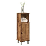 Mobile da Bagno Legno Antico 30x30x95 cm in Legno Multistrato