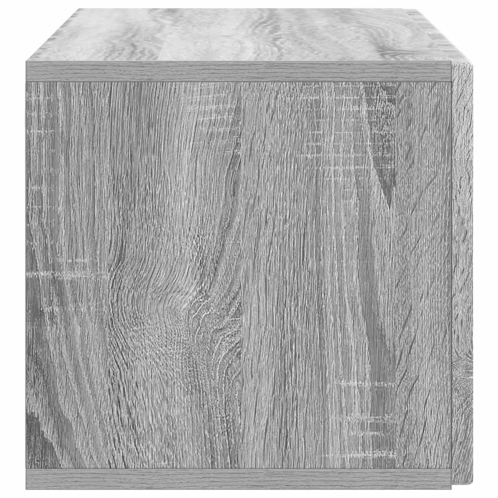 Mobile Porta TV da Muro Grigio Sonoma 78,5 x 31 x 30 cm