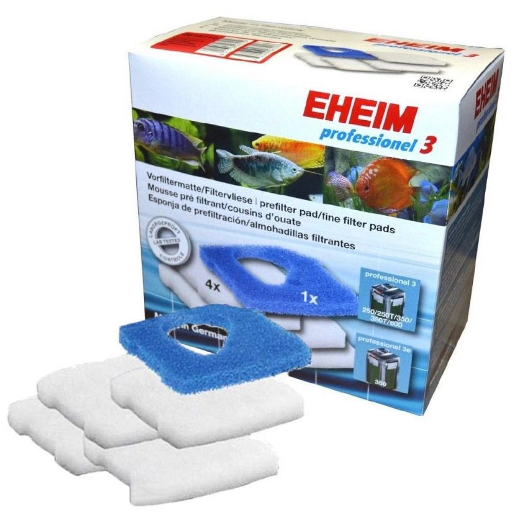 EHEIM 2616710 Ricambio Spugne per Filtri Professionel III 2071/2073/2074/2075 (quattro bianche una blue)
