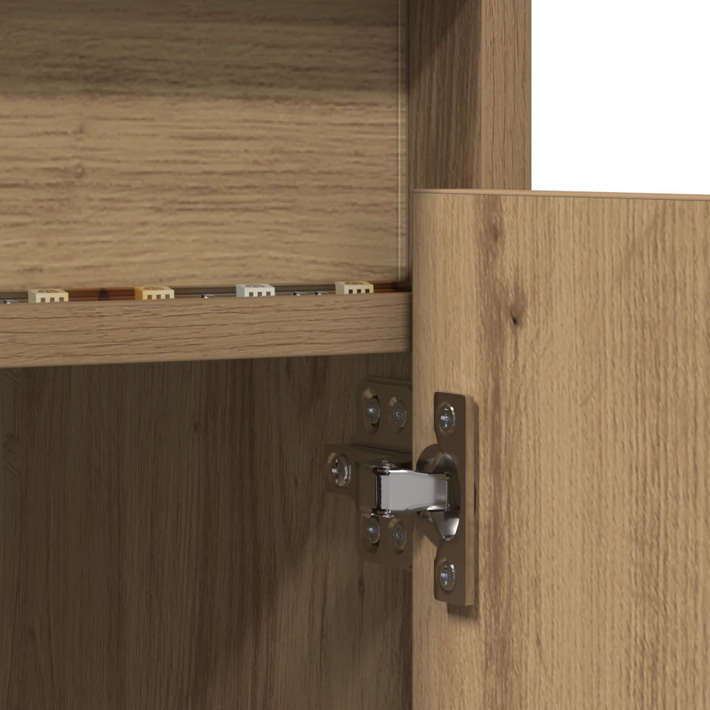 Centro di Intrattenimento Rovere Artigianale Legno Ingegnerizzato