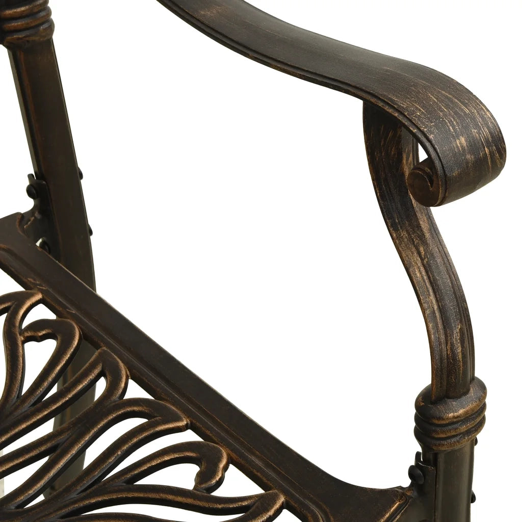 Set da Bistrò 3 pz Bronzo in Alluminio Pressofuso 3216322