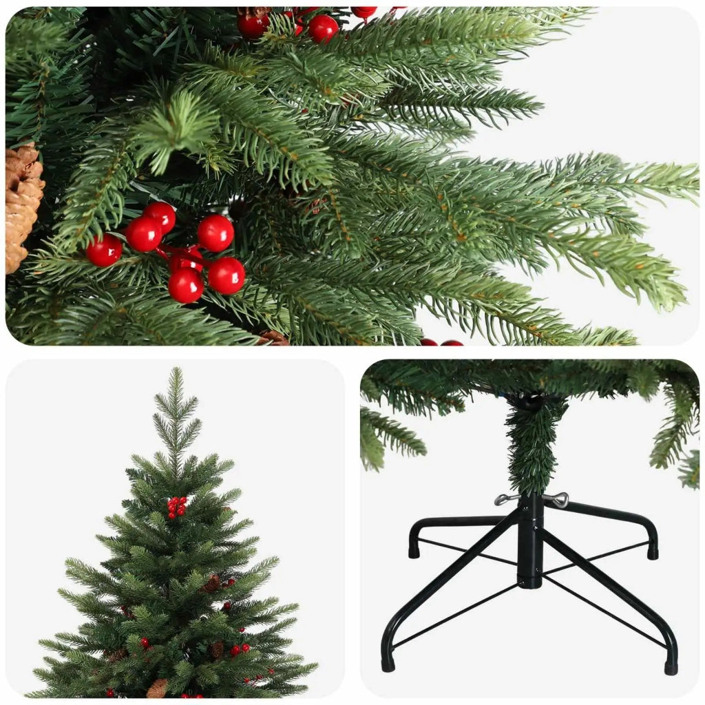 Albero di Natale Artificiale con Rami Pieghevoli 150 cm 42055543