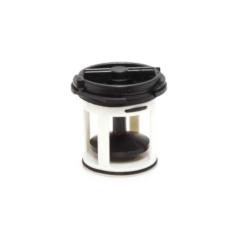 FILTRO POMPA SCARICO ACQUA LAVATRICE IGNIS WHIRLPOOL TAPPO NERO - Whirlpool Ariston Hotpoint