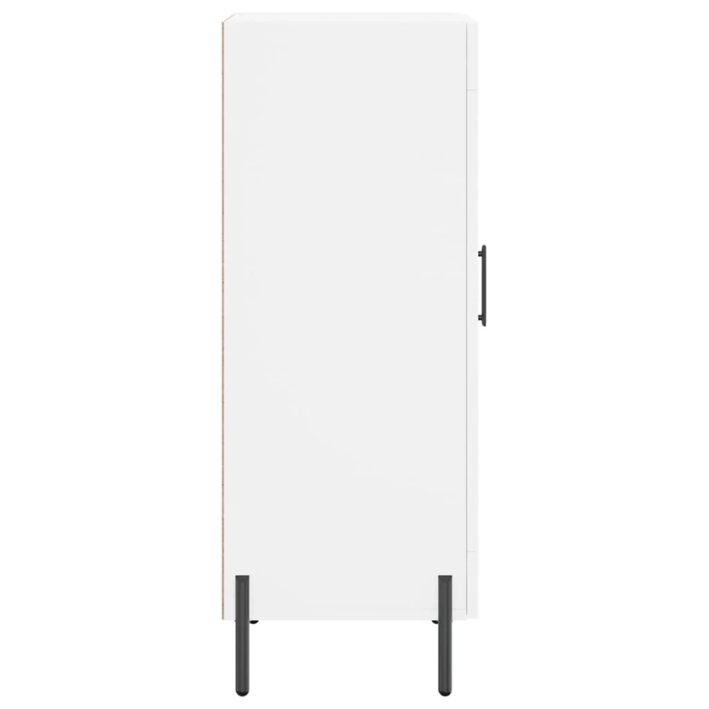 Buffet credenza cassettiera armadio mobile contenitore organizer per cucina soggiorno salotto 34,5 x 34 x 90 cm legno ingegnerizzato bianco 02_0030280