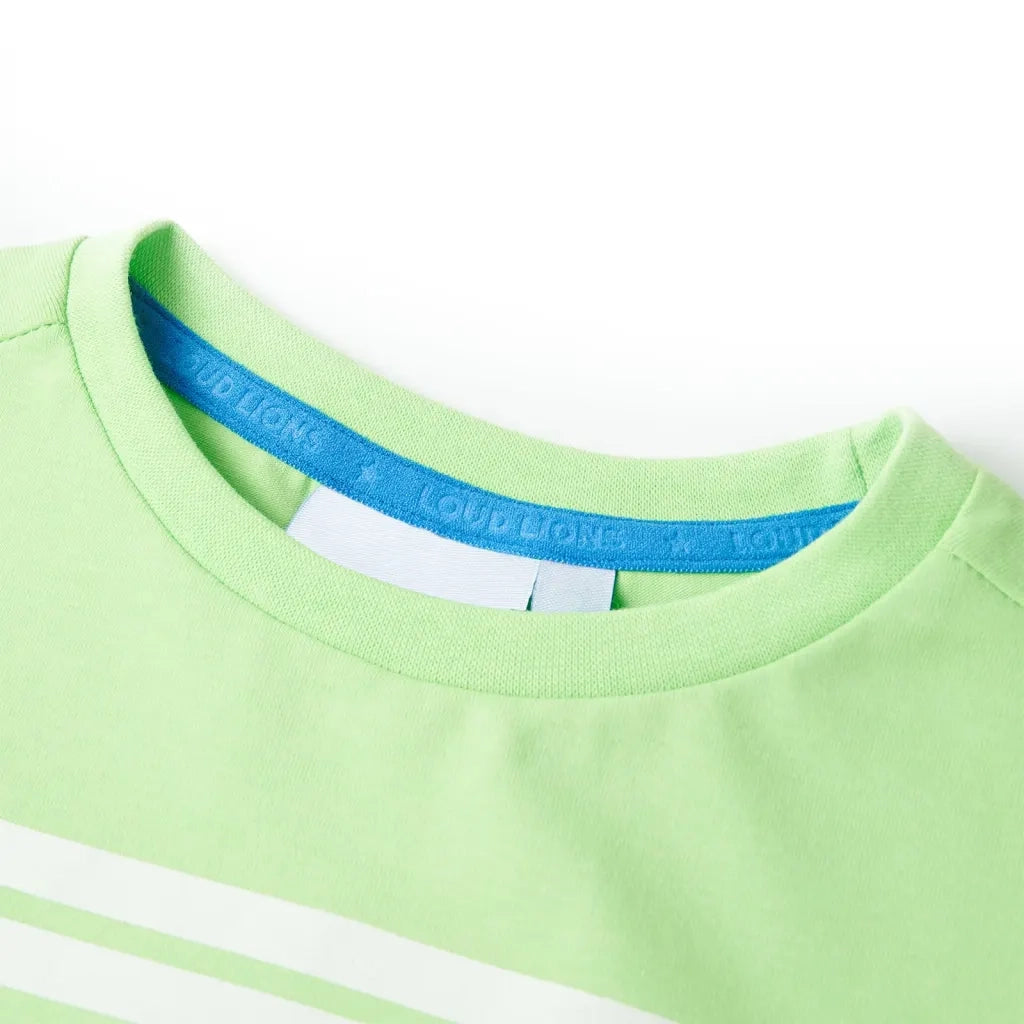 Maglietta per Bambini Verde Neon 128 12452