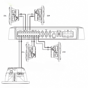 AMPLIFICATORE MS-AP61800 6 CANALI