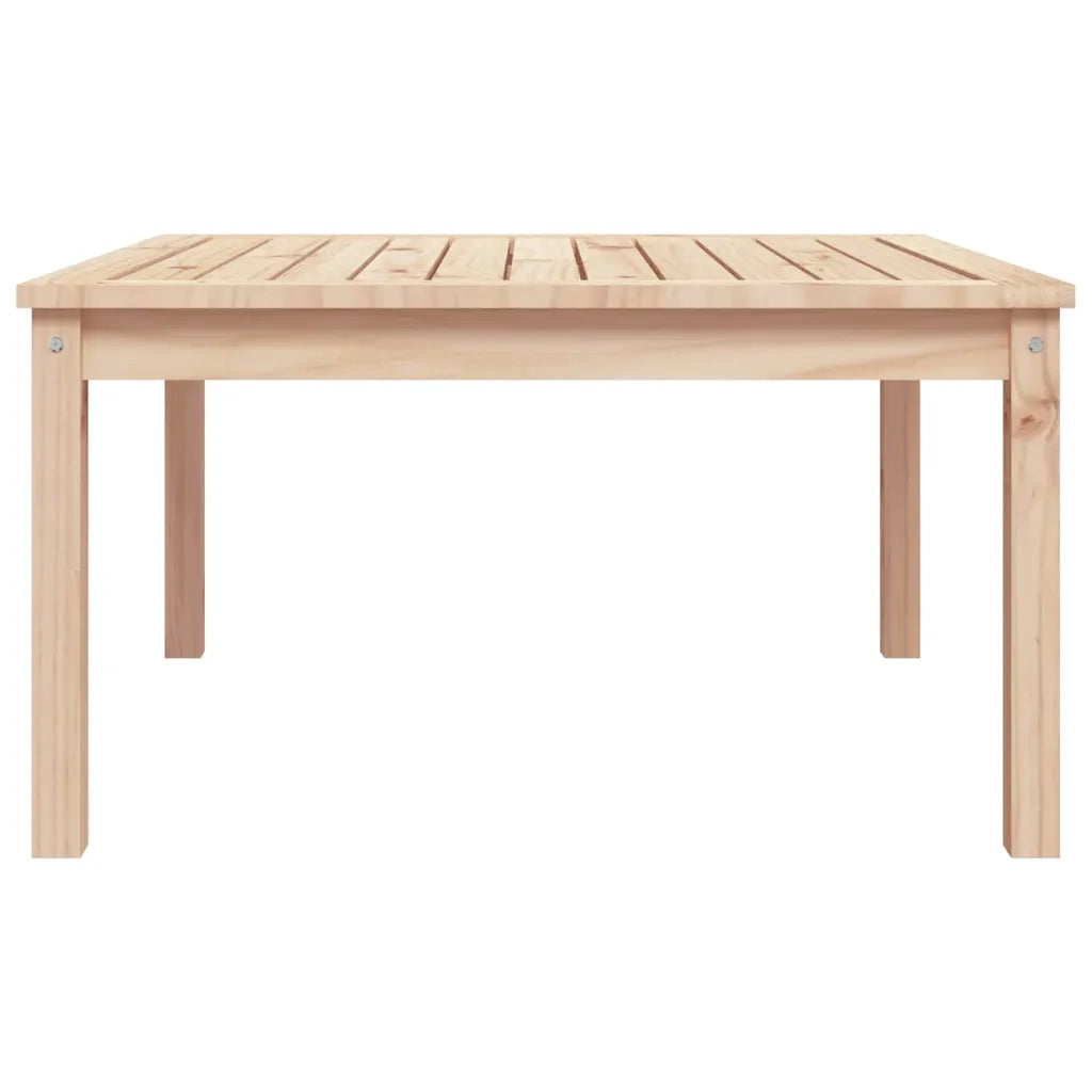 Tavolo da Giardino | Tavolino da esterno 82,5x82,5x45 cm in Legno Massello di Pino