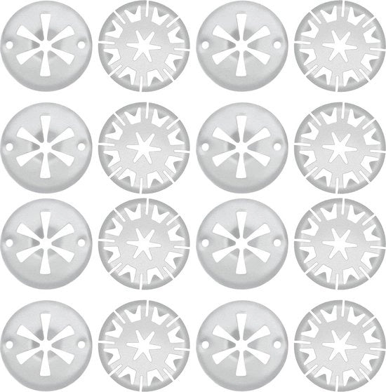 50 pezzi Clip di fissaggio per pannelli di protezione metallica per lavatrici - Accessori di fissaggio per pannelli di protezione - Clip di fissaggio per motori sotto copertura - 6715468 N90335004 N90335006 - 30mm.