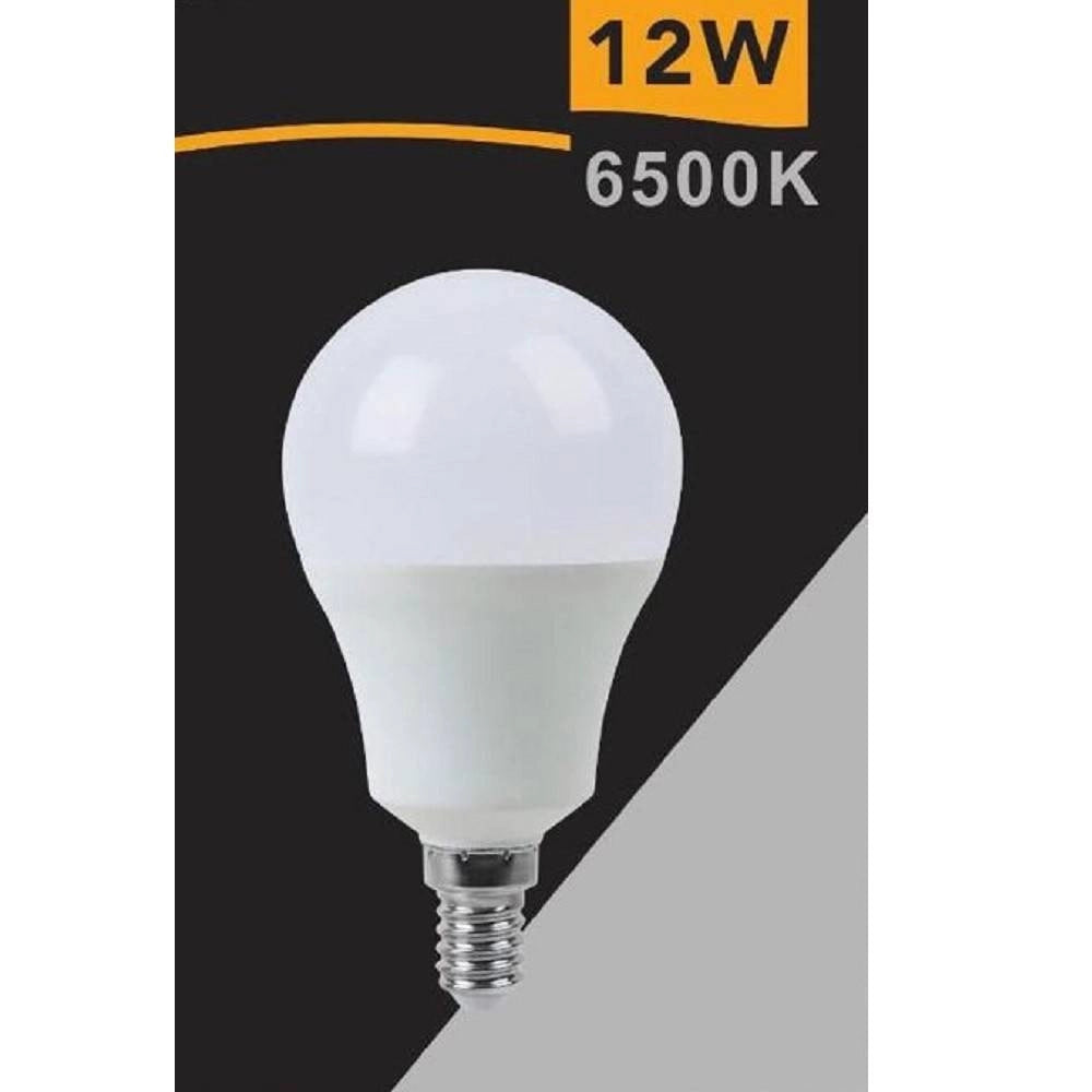Trade Shop - Lampadina Led A60 E14 12 W Luce Fredda 6500k Calda 3000k Naturale 4000k A60t-12w - -bianco Freddo      -