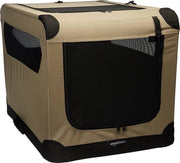 Recinzione per cani pieghevole 76 x 54 x 54 cm beige/nero