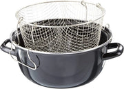 Piatto per frittura in acciaio inox 24 cm - Frittura in ghisa per uso medico