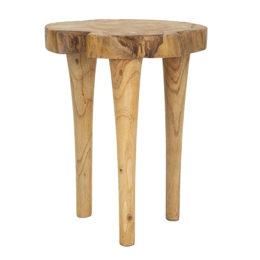 Sgabello Basso Natura 12, Marrone, Legno, 35x35x45 cm
