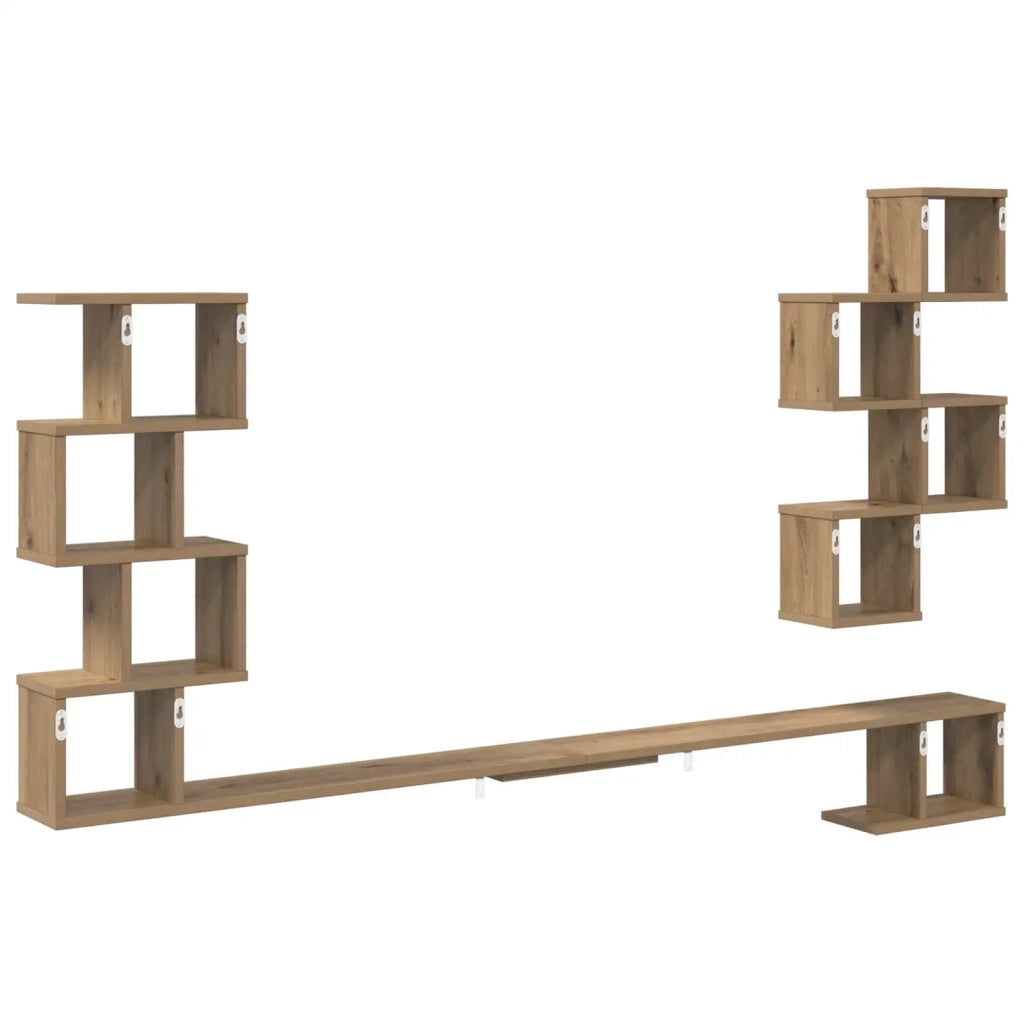 Mensola per TV da muro Rovere Artigianale 160 x 15 x 94 cm 8012315