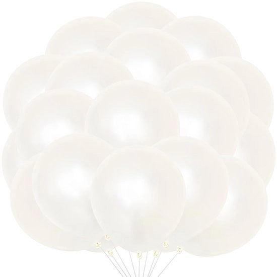 Ballooncini da festa 20 pezzi - Parelwitte - 25 cm - Avvertenza di sicurezza - Sorveglianza adulti - Non adatti per bambini sotto i 8 anni