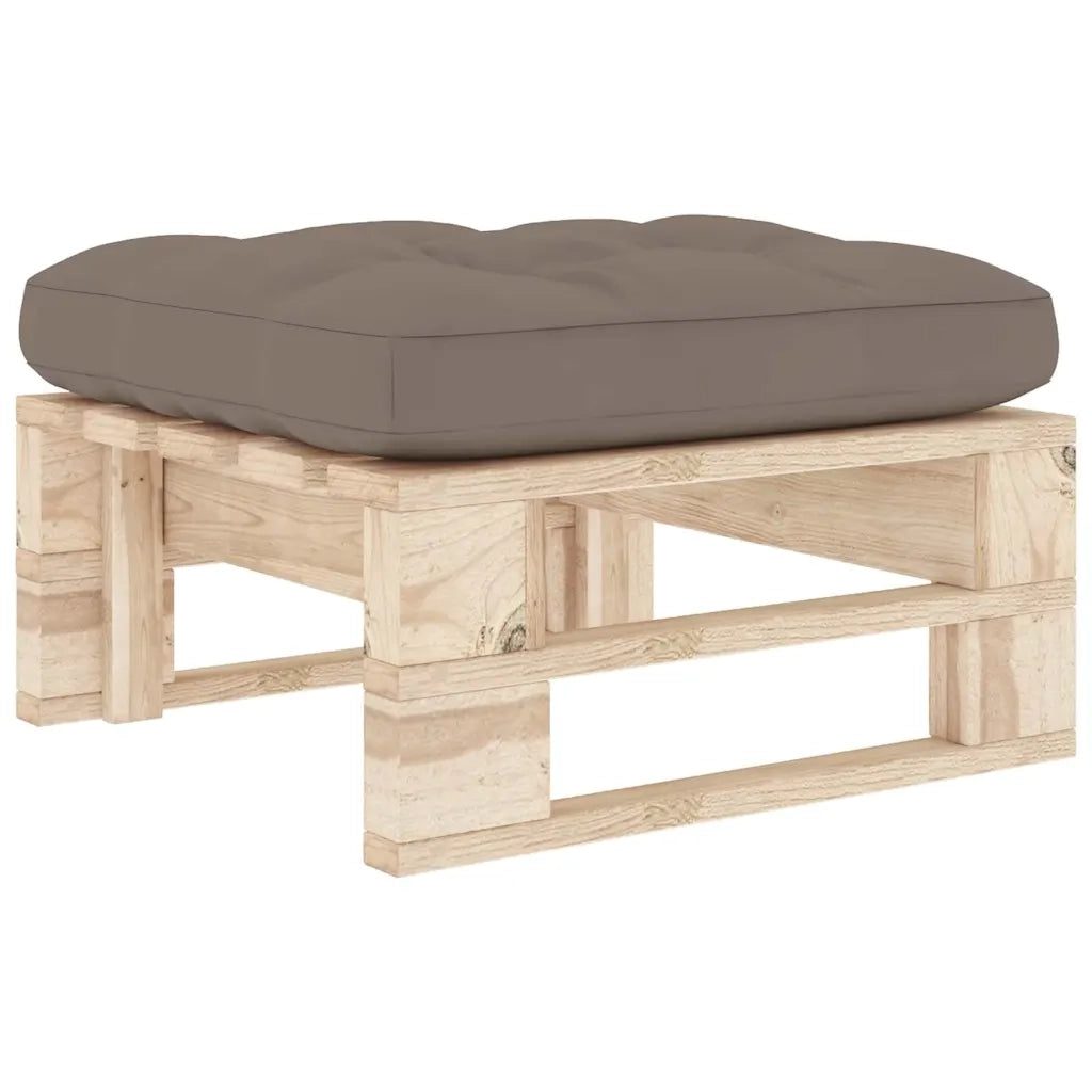 Mobili da Giardino-Ottomana da Giardino Pallet in Legno di Pino Impregnato 884399
