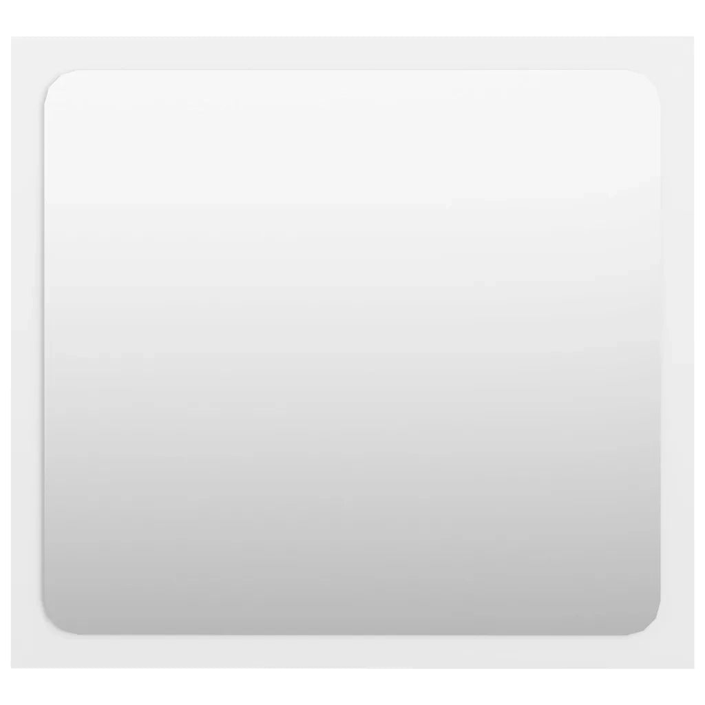 Set Mobili da Bagno 2 pz Bianco Lucido in Truciolato cod mxl 60668