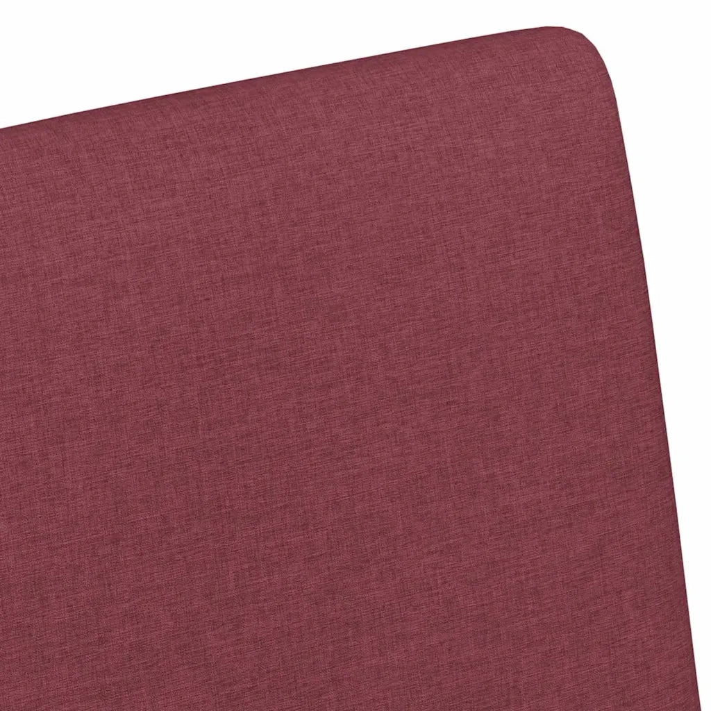 Sedie da Pranzo con Ruote 2 pcs Rosso vino 57 x 66 x 94 cm 42017810