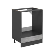 Vicco Mobile per forno da incasso Calcestruzzo 60 cm senza piano di lavoro