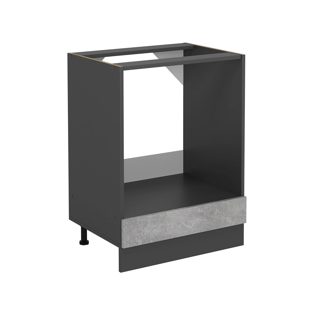 Vicco Mobile per forno da incasso Calcestruzzo 60 cm senza piano di lavoro