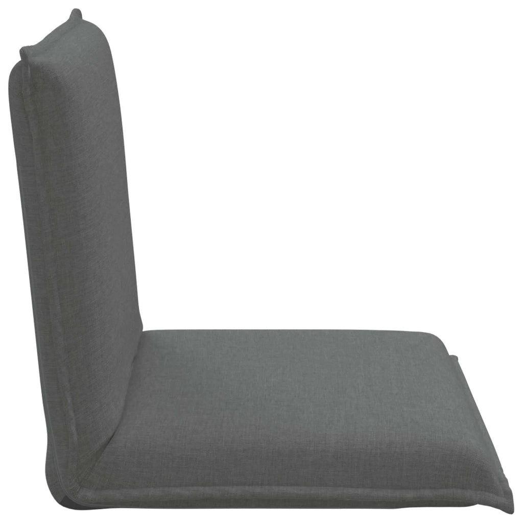 Sedia da Pavimento Grigio scuro 54 x 64 x 59 cm Tessuto 42028105