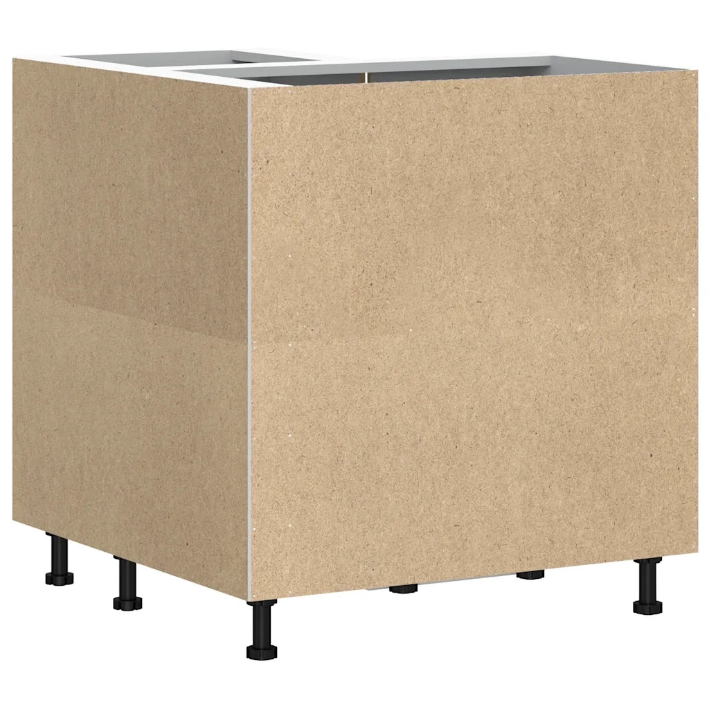 Mobile Base ad Angolo Cucina Lucca Rovere Marrone in Truciolato 853754