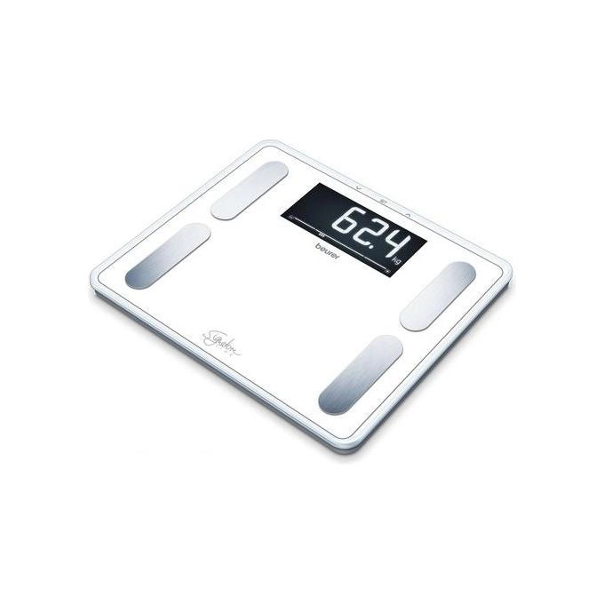 Beurer BF 410 Signature Line White Bilancia Diagnostica XXL con Portata fino a 200 kg, 35 x 30 cm, Bianco
