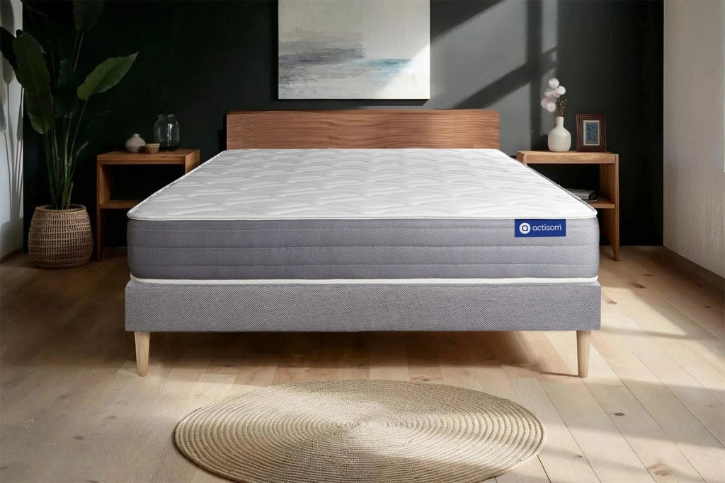 Kit rete e materasso Actiflex dream 135x200cm - Spessore : 22cm - Molle insacchettate e memory foam - Moderatamente rigido