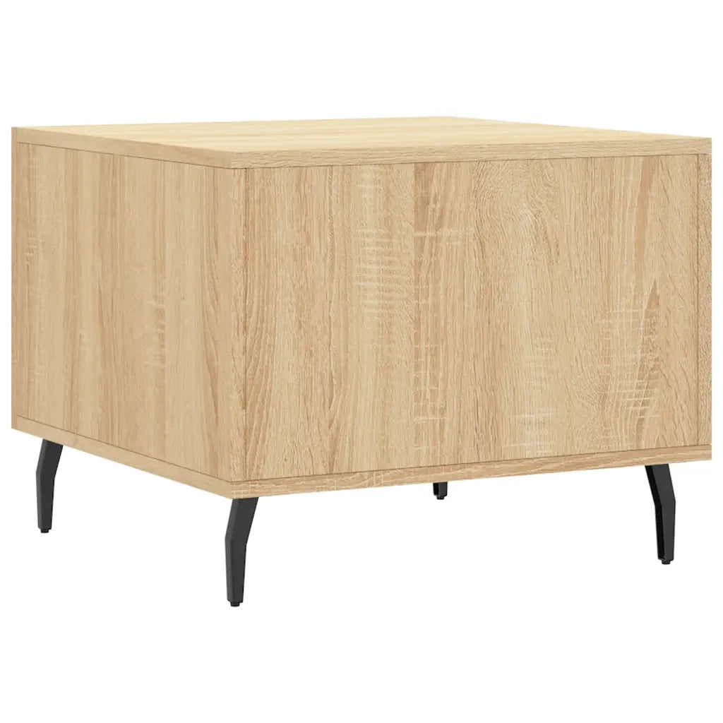 Tavolini Salotto 2pz Rovere Sonoma 50x50x40cm Legno Multistrato 829435