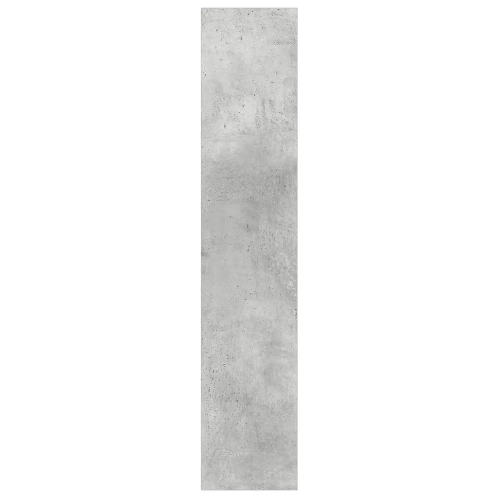 Scarpiera a Muro Grigio Cemento 60x18x90cm in Legno Multistrato 806767
