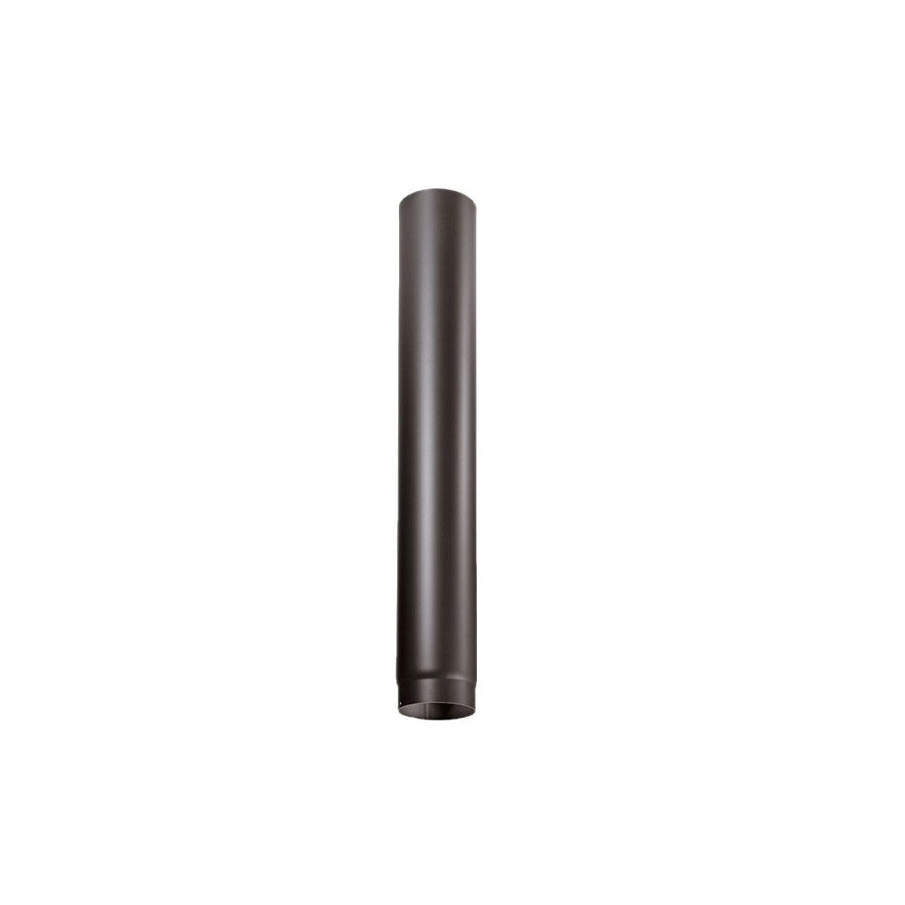 Tubo nero diametro 14cm lunghezza 50cm per stufa a legna in acciao al carbonio