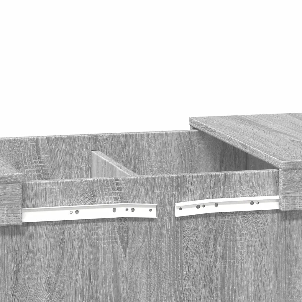 Tavolino da Salotto Grigio Sonoma 100x55x40cm Legno Multistrato 840875