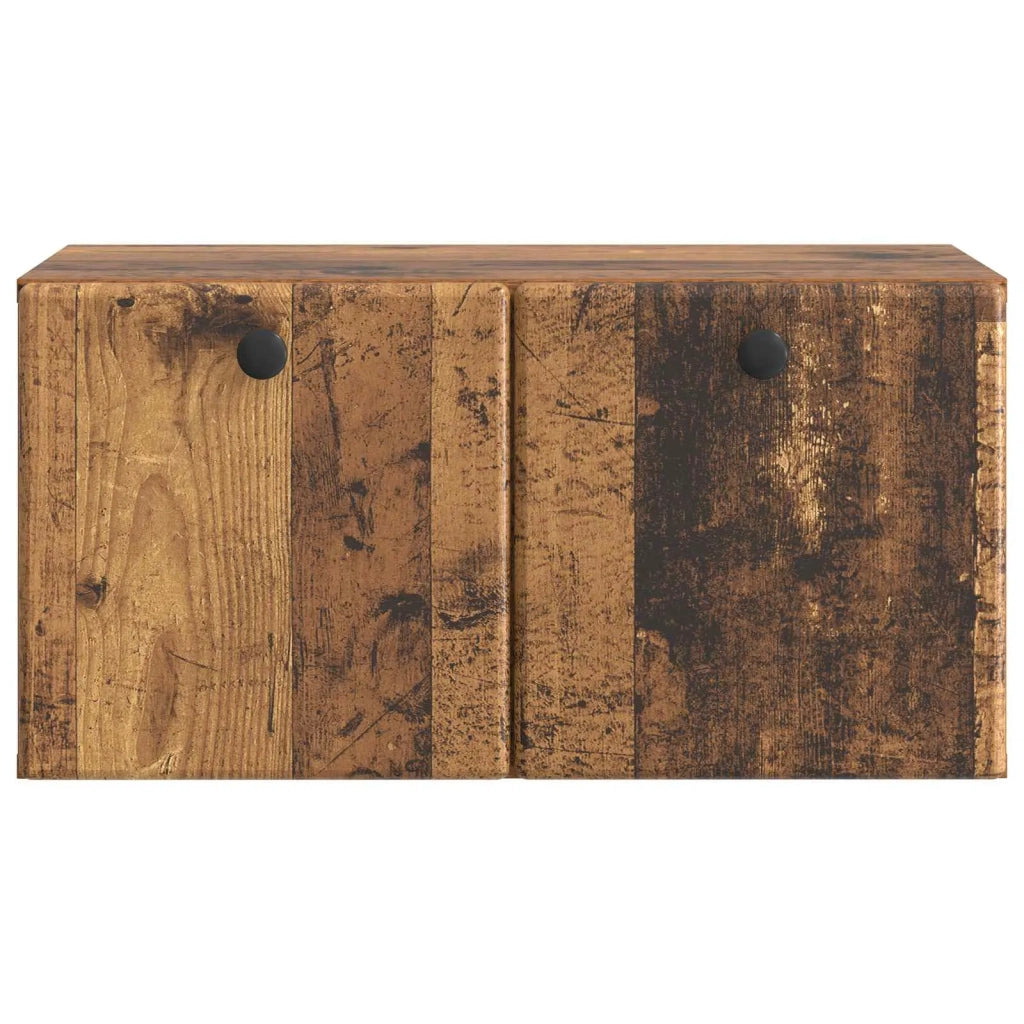 Mobile Porta TV da Muro 59,5 x 31 x 30 cm Legno antico 899223