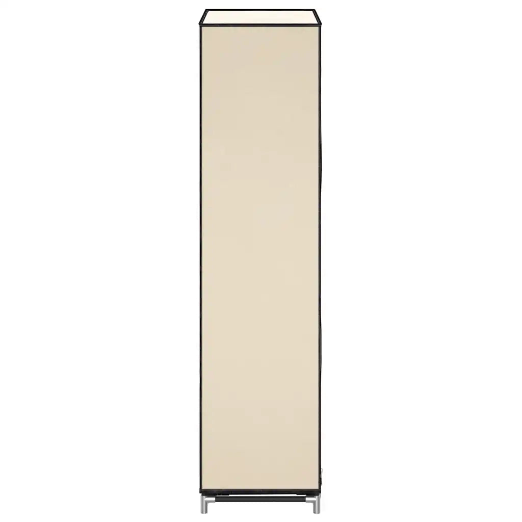 Scarpiera Coperta Crema 58x28x106 cm in Tessuto 282429