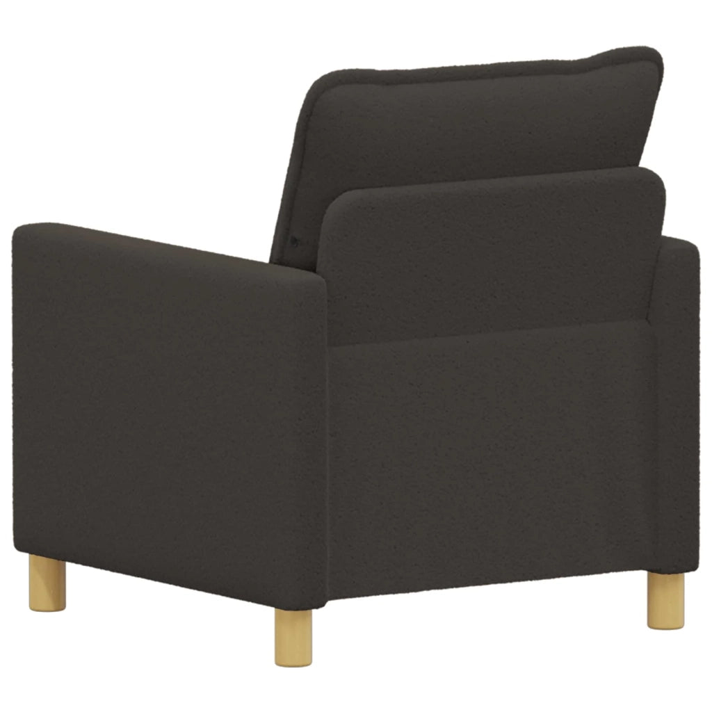 Divano Grigio Scuro 76 x 81 x 87,5 cm Tessuto