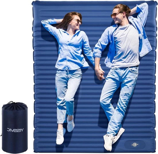 Tenda Isolante Autonomo per 2 Persone - Blu Turquoise - Ideale per Campeggio e Escursioni