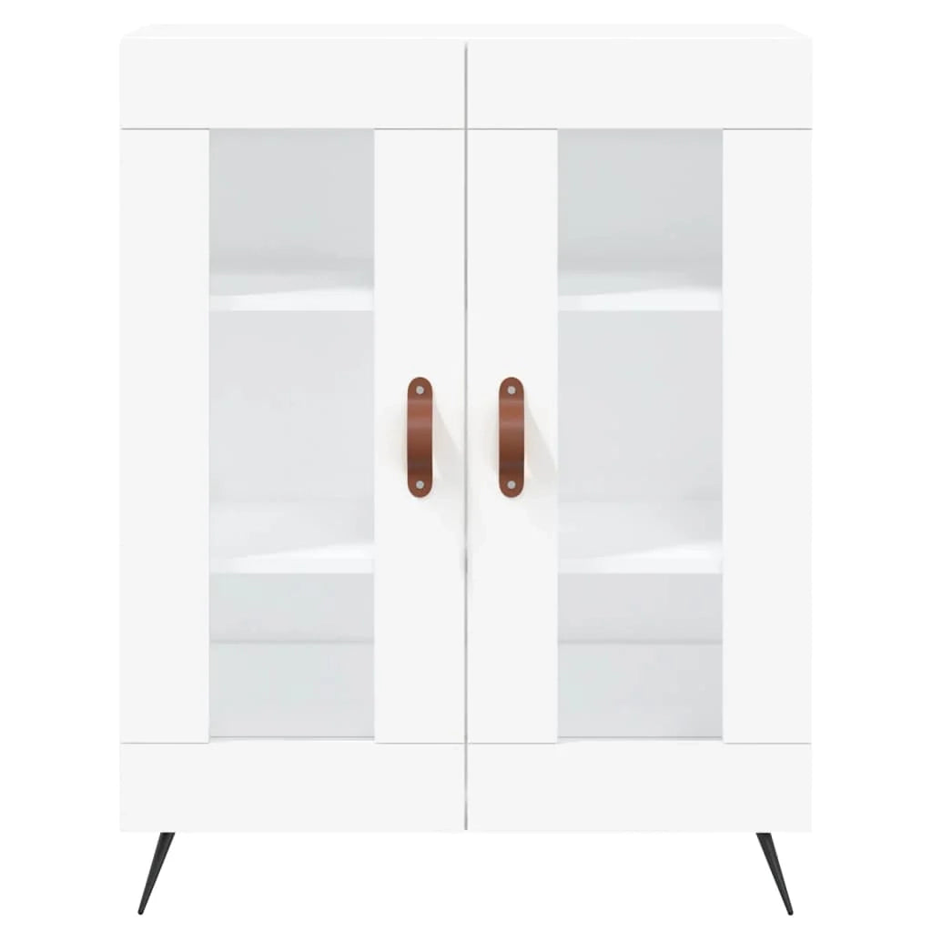 Buffet credenza cassettiera armadio mobile contenitore organizer cucina soggiorno salotto alto 69,5 x 34 x 180 cm legno ingegnerizzato bianco 02_0032611