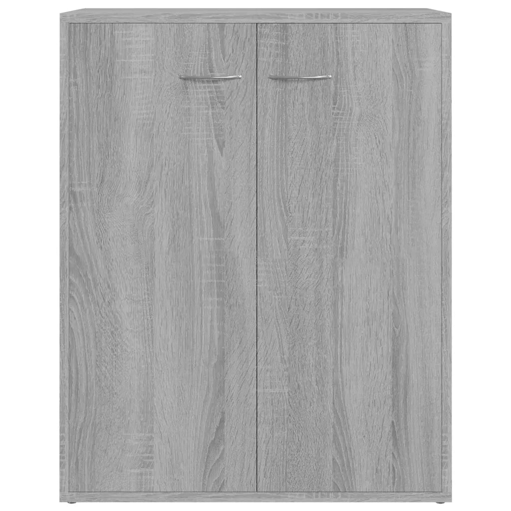 Credenza Grigio Sonoma 60x30x75 cm in Legno Multistrato 815379