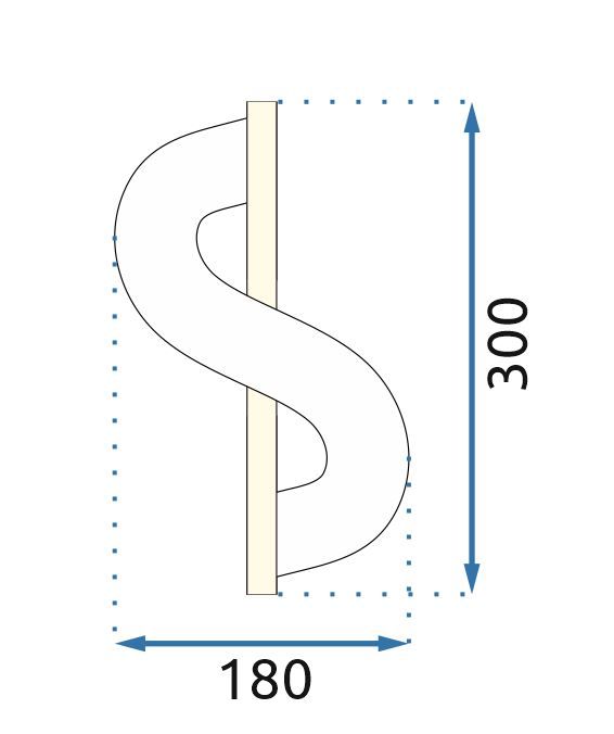 Lampada Da Parete Led G032-w Gold